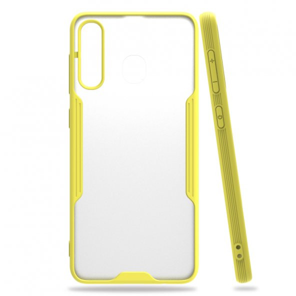 Samsung Galaxy A30 Kılıf Platin Tam Koruma Şık Silikon Kapak