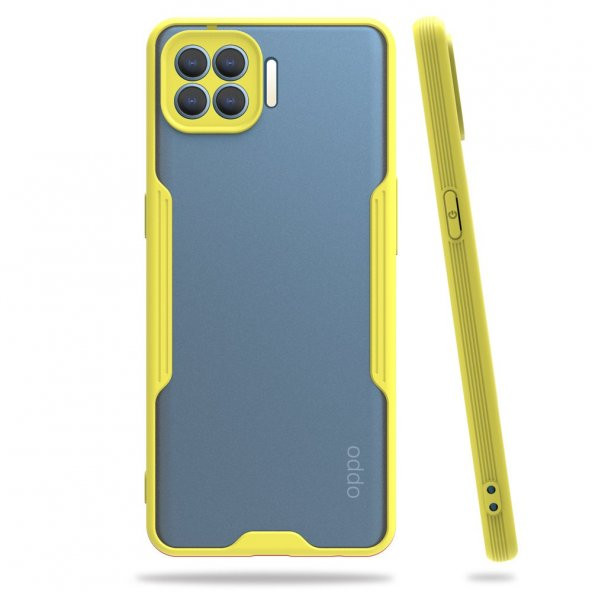 Oppo Reno 4 Lite Kılıf Platin Tam Koruma Şık Silikon Kapak - 6