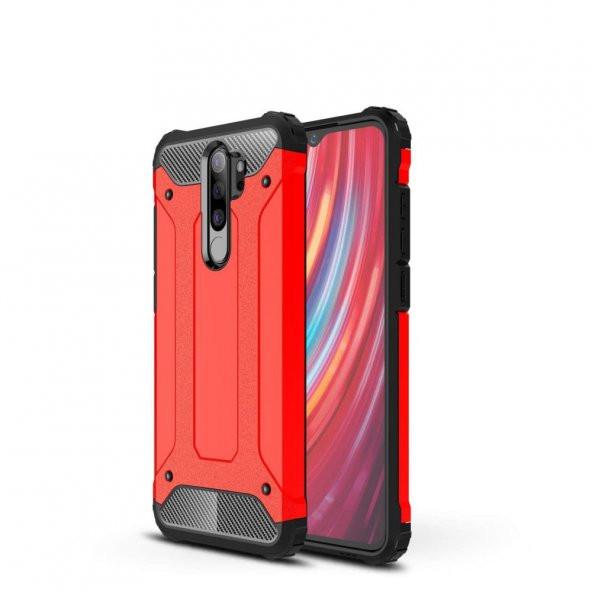Xiaomi Redmi Note 8 Pro Kılıf Tank Zırhlı Korumalı Kılıf
