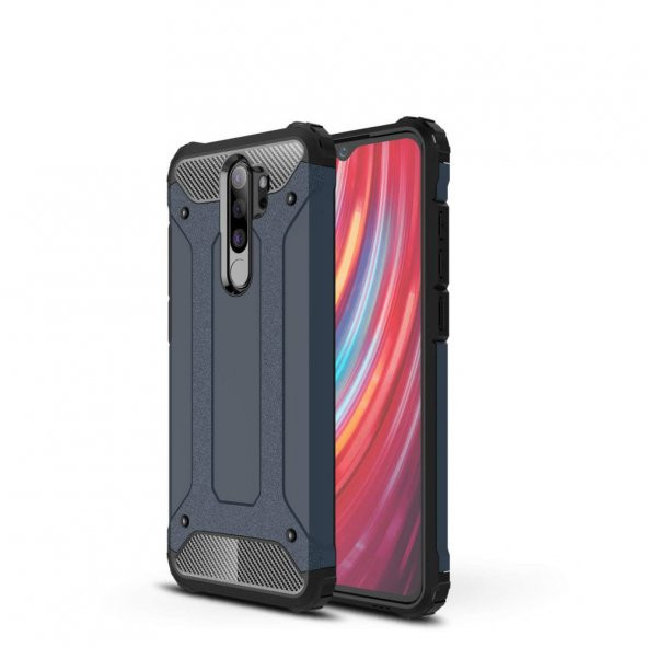 Xiaomi Redmi Note 8 Pro Kılıf Tank Zırhlı Korumalı Kılıf - 4