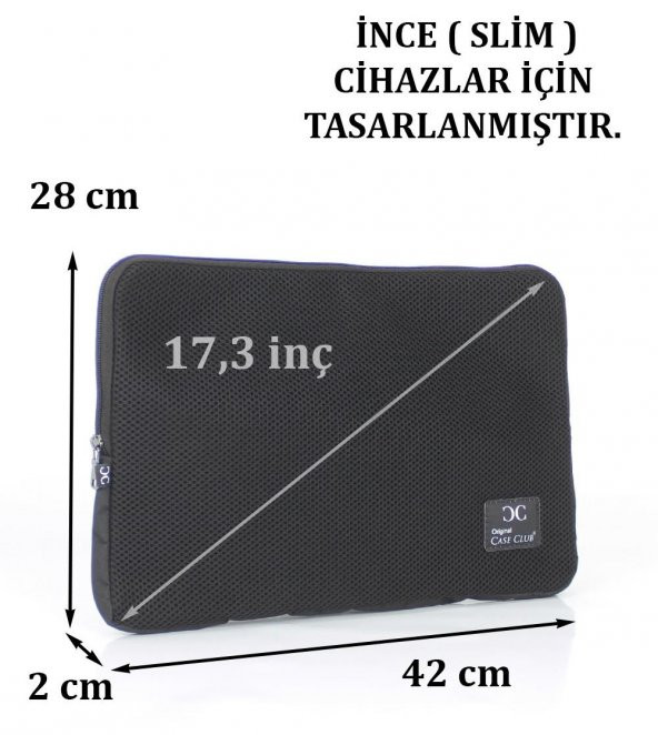 Macbook Kılıfı 17.3 ve 17 inç File Sünger 8683255011568 - 2