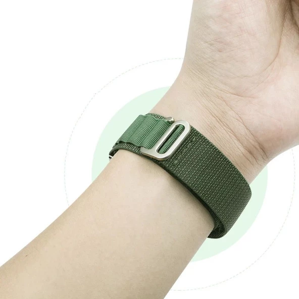 Gpack Apple Watch SE 44mm Kordon Ayarlanabilir Kumaş HS06 - 2
