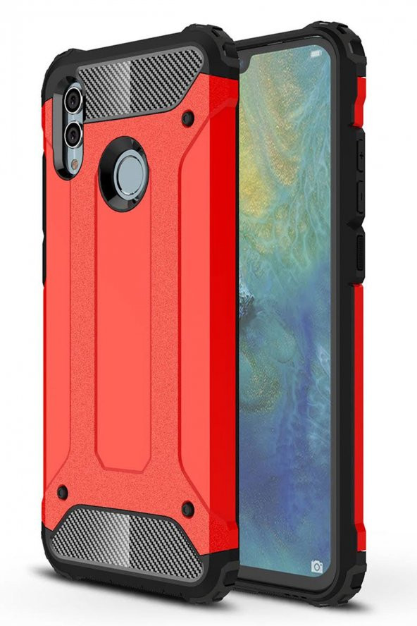 Huawei P Smart 2019 Kılıf Tank Zırhlı Korumalı Kılıf - 3