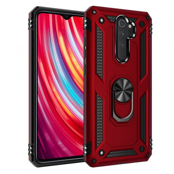 Xiaomi Redmi Note 8 Pro Kılıf Sofya Yüzüklü Korumalı Kılıf - 7