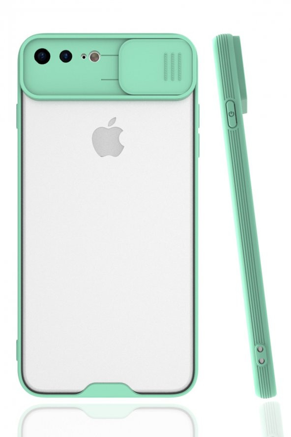 Apple iPhone 8 Plus Uyumlu Kamera Korumalı Lensli Silikon Kılıf - 2
