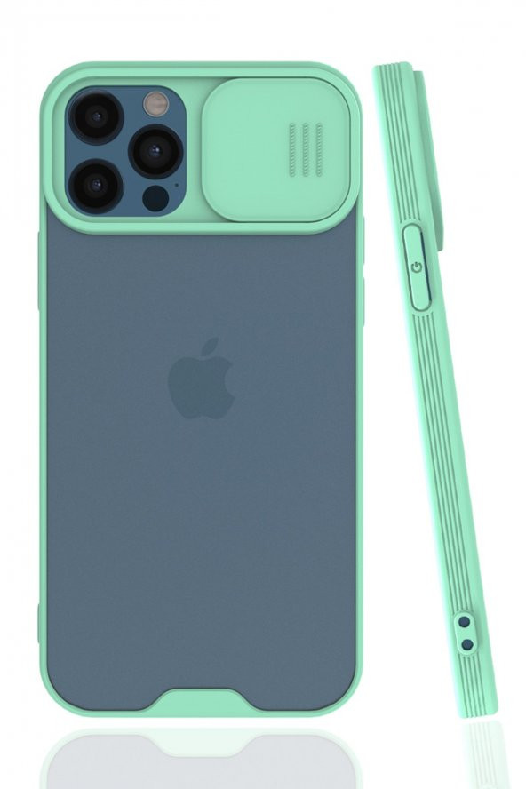 Apple iPhone 12 Pro Uyumlu Kamera Korumalı Lensli Silikon Kılıf - 2