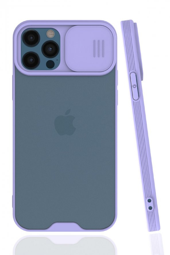 Apple iPhone 12 Pro Uyumlu Kamera Korumalı Lensli Silikon Kılıf - 5