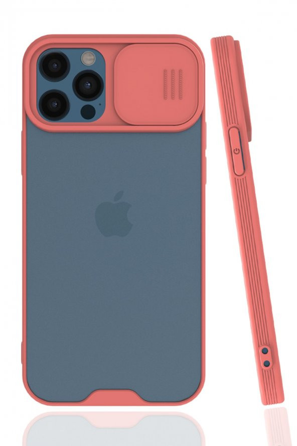 Apple iPhone 12 Pro Uyumlu Kamera Korumalı Lensli Silikon Kılıf - 6
