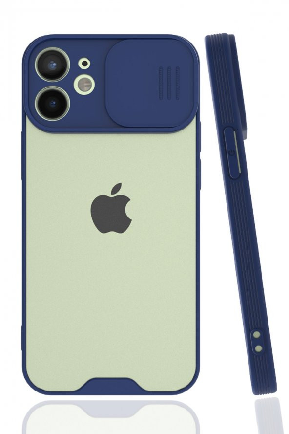 Apple iPhone 12 Mini Uyumlu Kamera Korumalı Lensli Silikon Kılıf - 4