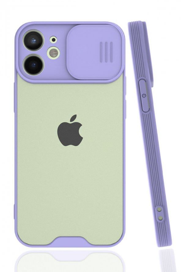 Apple iPhone 12 Mini Uyumlu Kamera Korumalı Lensli Silikon Kılıf - 5
