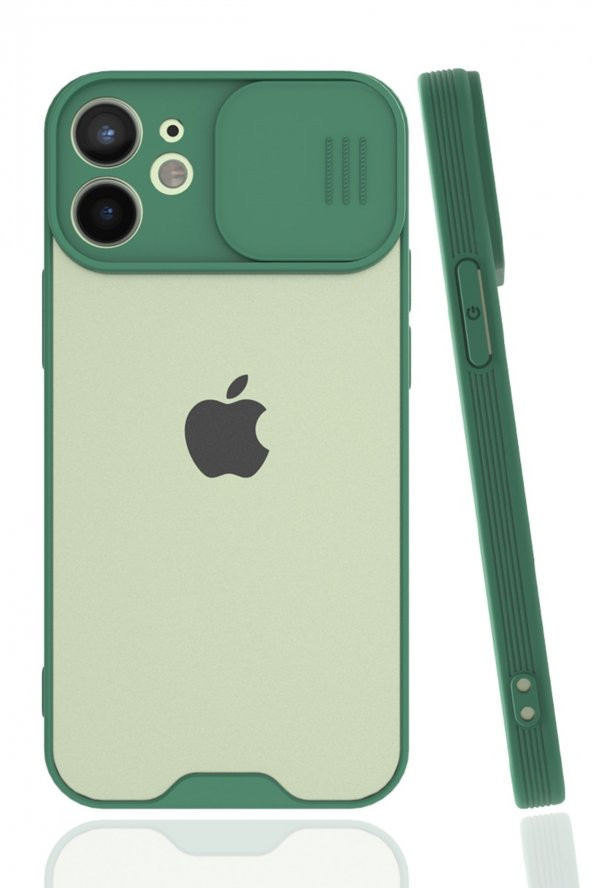Apple iPhone 12 Mini Uyumlu Kamera Korumalı Lensli Silikon Kılıf - 8