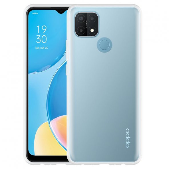 Oppo A15 Kılıf Lüx Şeffaf Silikon Kılıf Yüksek Koruma - 3