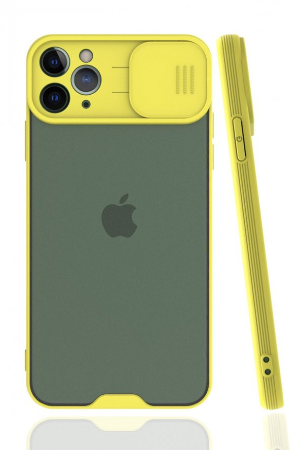 Apple iPhone 11 Pro Uyumlu Kamera Korumalı Lensli Silikon Kılıf - 7