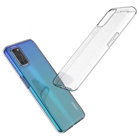 Oppo A52 Kılıf Lüx Şeffaf Silikon Kılıf Yüksek Koruma - 2