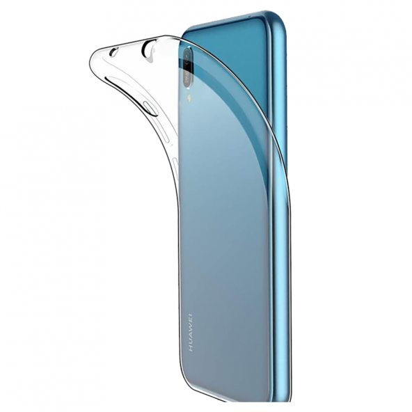 Huawei Y6S 2019 Uyumlu Şeffaf Silikon Kılıf Yüksek Koruma - Resim 3