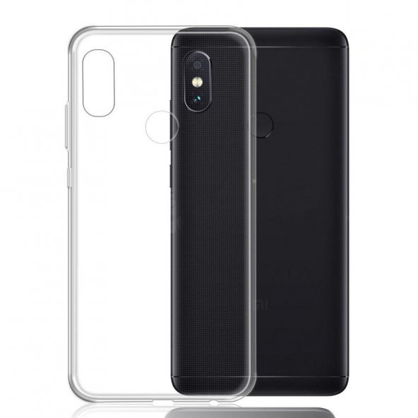 Xiaomi Redmi Note 6 Pro Uyumlu Şeffaf Silikon Kılıf Yüksek Koruma - 2