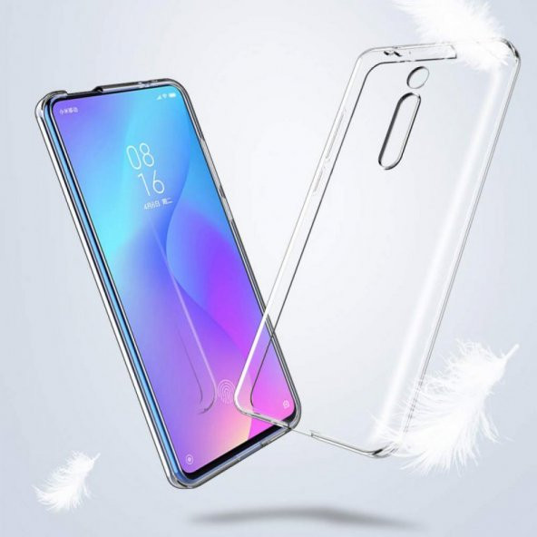 Xiaomi Mi 9T Kılıf Lüx Kamera Korumalı Şeffaf Silikon Kılıf - 2
