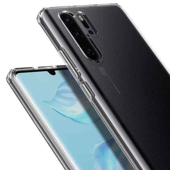 Huawei P30 Pro Kılıf Lüx Kamera Korumalı Şeffaf Silikon Kılıf