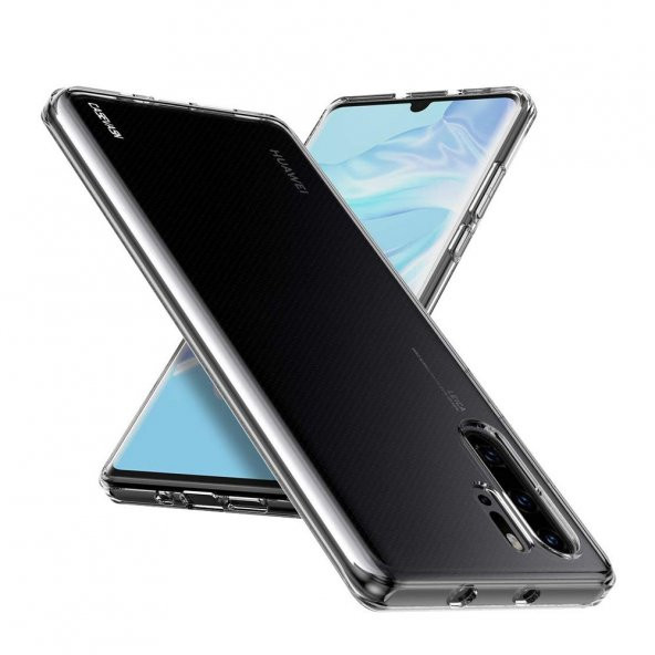 Huawei P30 Pro Kılıf Lüx Kamera Korumalı Şeffaf Silikon Kılıf - Resim 2