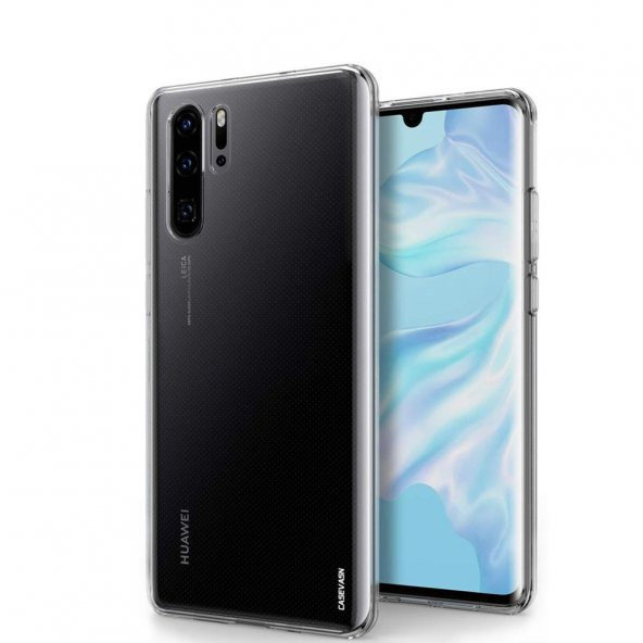 Huawei P30 Pro Kılıf Lüx Kamera Korumalı Şeffaf Silikon Kılıf - Resim 3