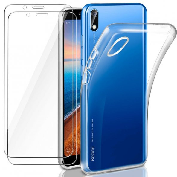 Xiaomi Redmi 7 Kılıf Lüx Kamera Korumalı Şeffaf Silikon Kılıf