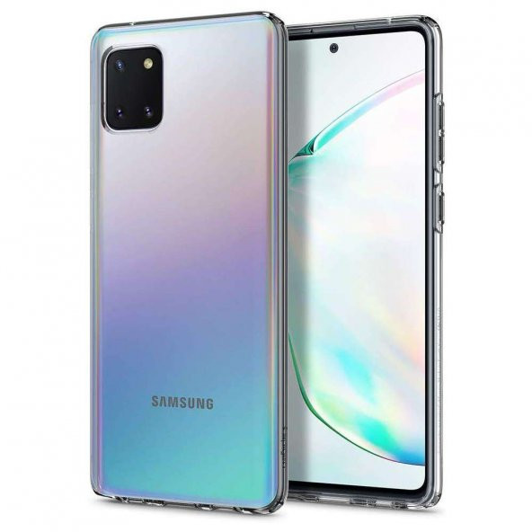 Samsung Galaxy Note 10 Lite Kılıf Lüx Şeffaf Silikon Kılıf