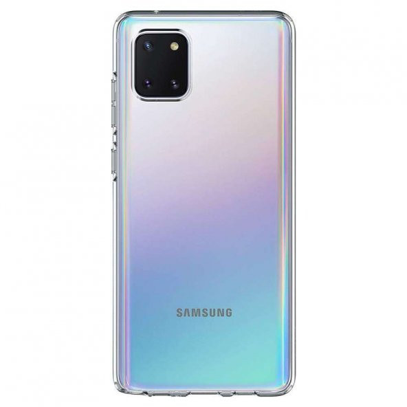 Samsung Galaxy Note 10 Lite Kılıf Lüx Şeffaf Silikon Kılıf - 3