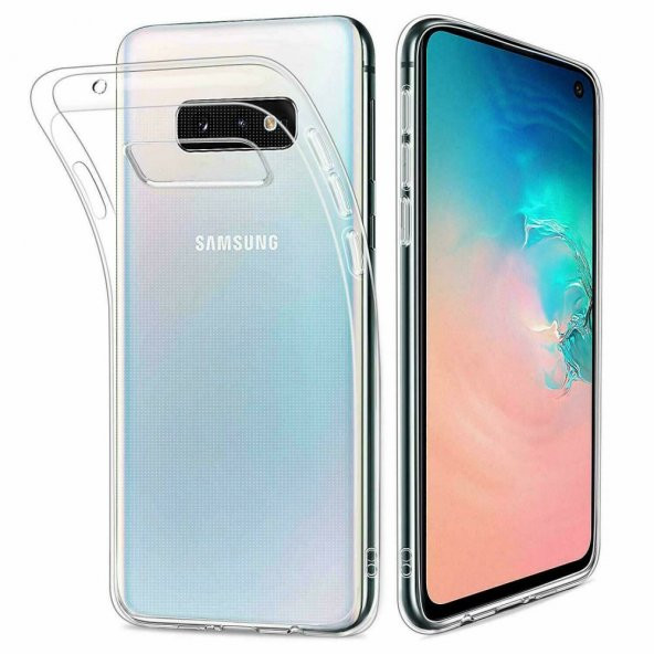 Samsung Galaxy S10E Kılıf Lüx Şeffaf Silikon Kılıf ürün görseli
