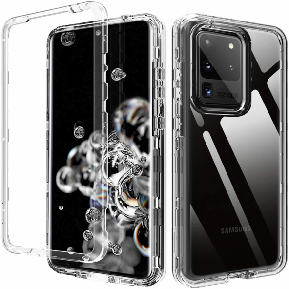Samsung Galaxy S20 Plus Kılıf Lüx Şeffaf Silikon Kılıf - 2