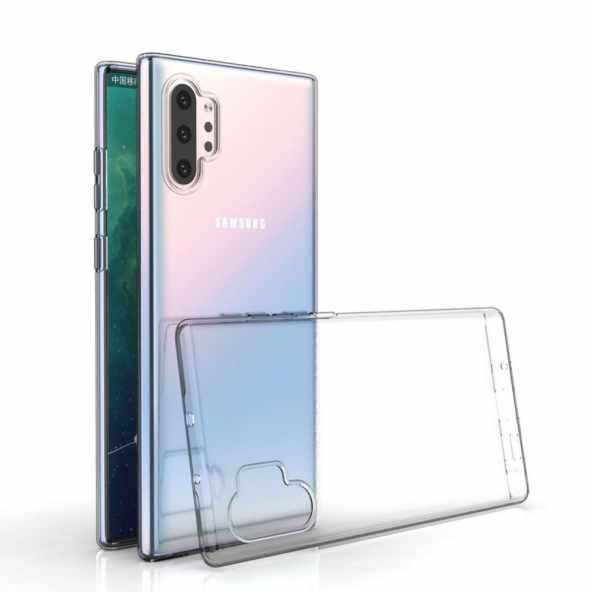 Samsung Galaxy Note 10 Plus Kılıf Lüx Şeffaf Silikon Kılıf - 2
