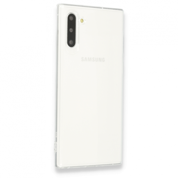 Samsung Galaxy Note 10 Kılıf Lüx Şeffaf Silikon Kılıf