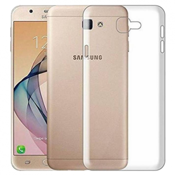 Samsung Galaxy J7 Prime Kılıf Lüx Şeffaf Silikon Kılıf