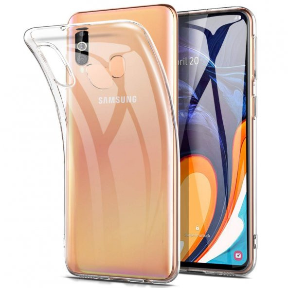 Samsung Galaxy A20E Kılıf Lüx Şeffaf Silikon Kılıf ürün görseli