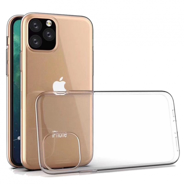 Apple iPhone 11 Pro Kılıf Lüx Şeffaf Silikon Kılıf - 2
