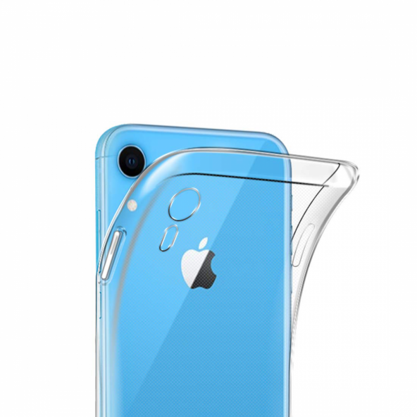Apple iPhone XR Kılıf Lüx Kamera Korumalı Şeffaf Silikon Kılıf - 2