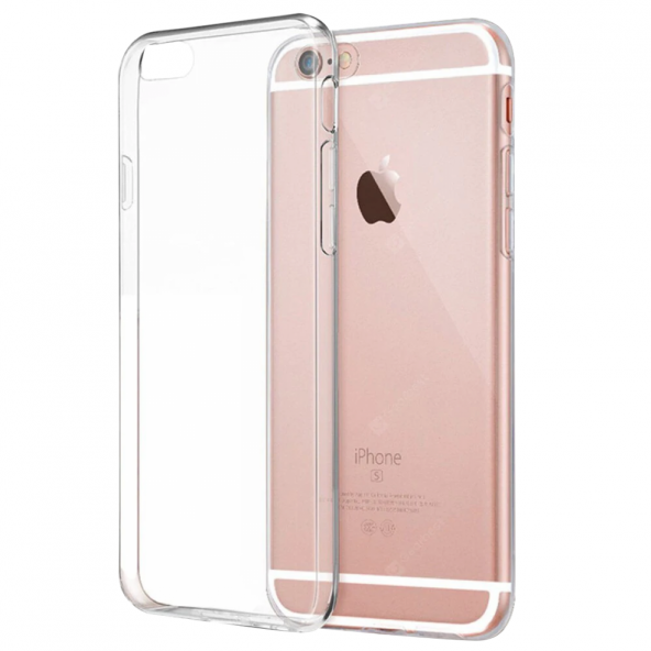 Apple iPhone 6/6S Uyumlu Lüx Şeffaf Silikon Kılıf ürün görseli