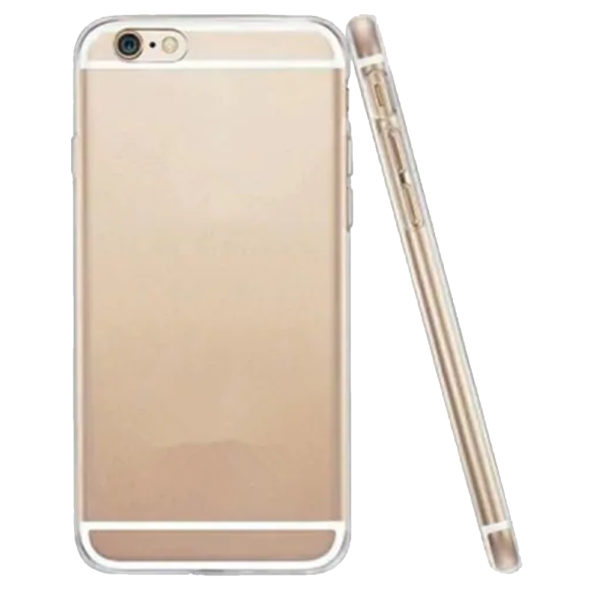 Apple iPhone 6/6S Uyumlu Lüx Şeffaf Silikon Kılıf - Resim 2