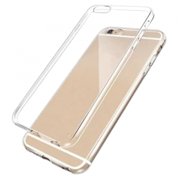Apple iPhone 6/6S Uyumlu Lüx Şeffaf Silikon Kılıf - Resim 3
