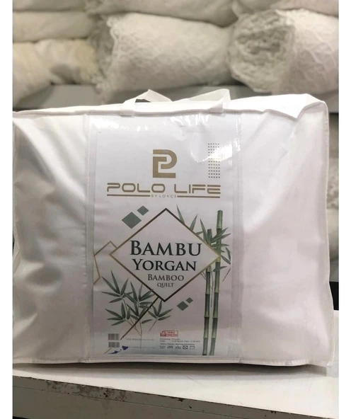 Polo Life %60 Bambu %40 Fiber Dolgulu Çift Kişilik Bamboo Yorgan (195x215)