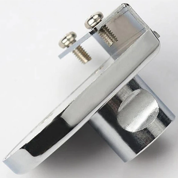 Ugr Cam Kilidi 21 mm Metal 2 Anahtarlı Vitrin Pano Kilidi - Resim 5