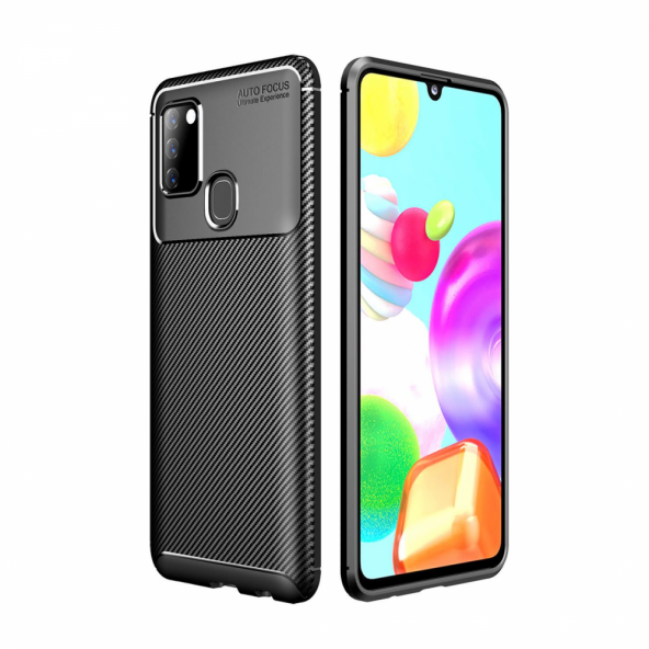Samsung Galaxy A21S Kılıf Focus Karbon Silikon Kılıf
