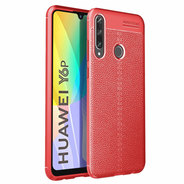 Huawei Y6P Kılıf Focus Derili Kamera Korumalı Kılıf - 3