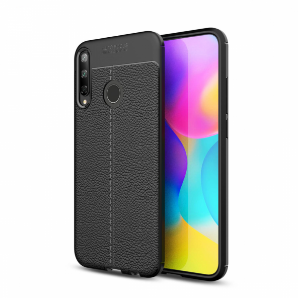 Huawei P40 Lite E Kılıf Focus Derili Kamera Korumalı Kılıf ürün görseli