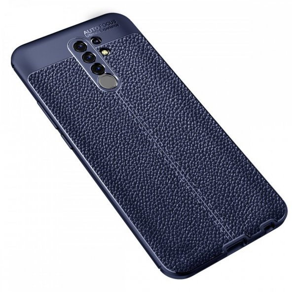 Xiaomi Redmi 9 Kılıf Focus Derili Kamera Korumalı Kılıf