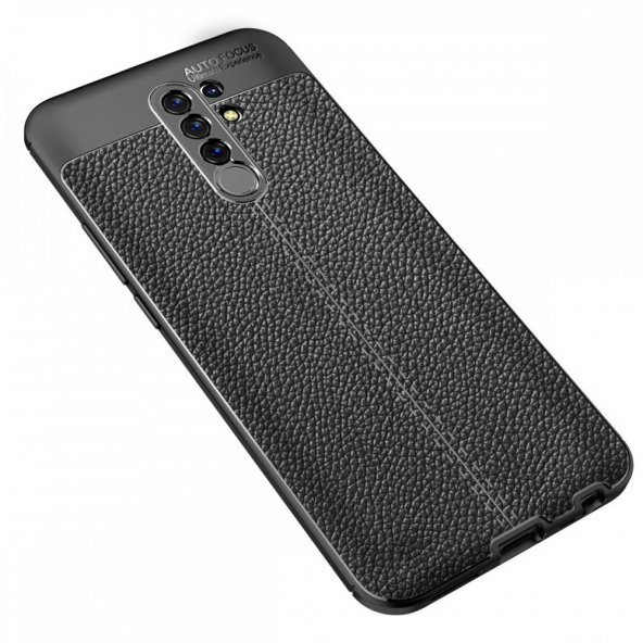 Xiaomi Redmi 9 Kılıf Focus Derili Kamera Korumalı Kılıf - 3