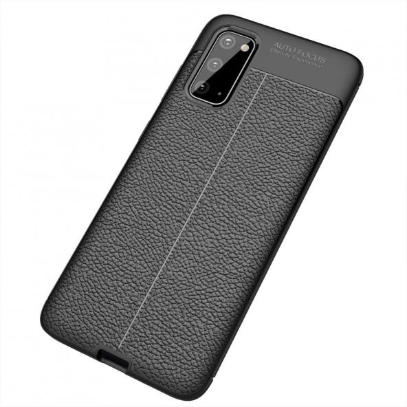 Samsung Galaxy S20 Kılıf Focus Derili Kamera Korumalı Kılıf - Resim 2