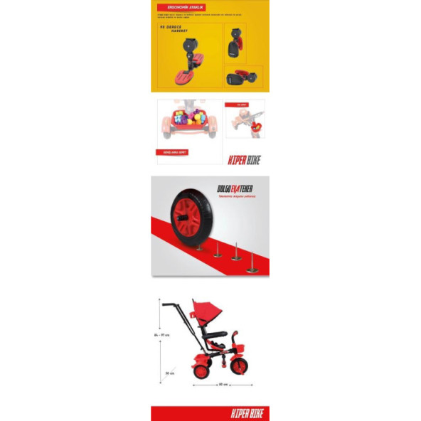 Rival RV501 Hiper Bike Ebeveyn Kontrollü  Çocuk Bisikleti / Siyah - 4