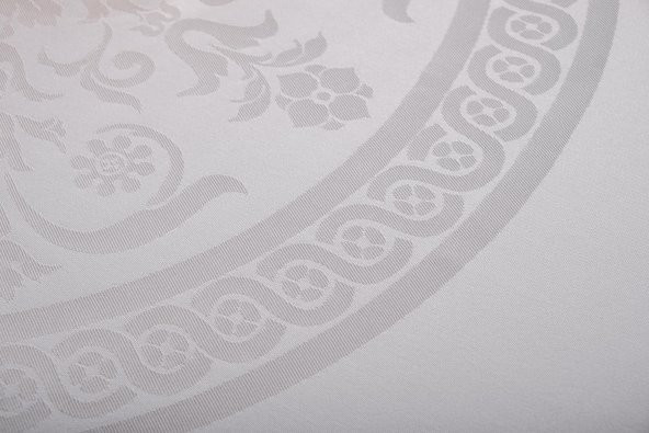 Finezza Lida Lüx Jakar BambuKumaş Gri Masa Örtüsü 160x280 cm  - 1261 - 5