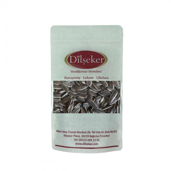 Dilşeker Tuzsuz Siyah Dakota Duble Ayçekirdeği 500 Gram - Resim 3