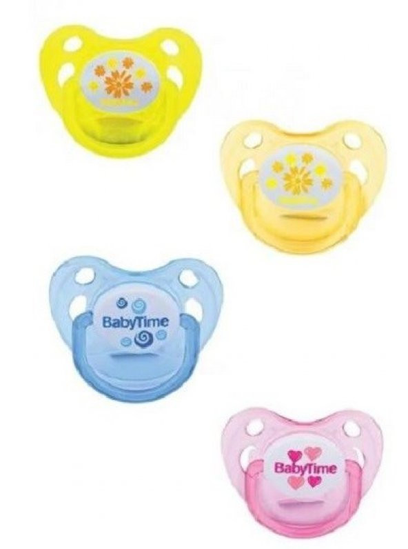 Babytime Emzik Silikon Damaklı Koruyuculu Kap. Akide (131-1) 8699943241315